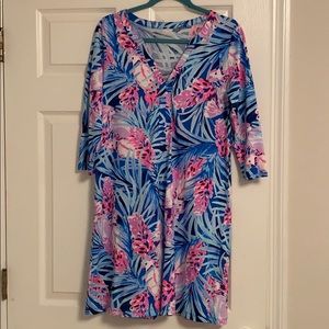 Lilly Pulitzer Shift Dress in Palm Print